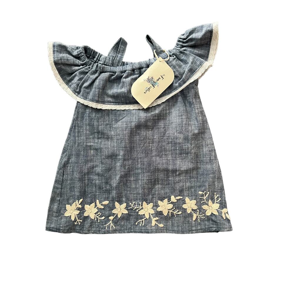 The Fancy Feather Hand Embroidered Dress
